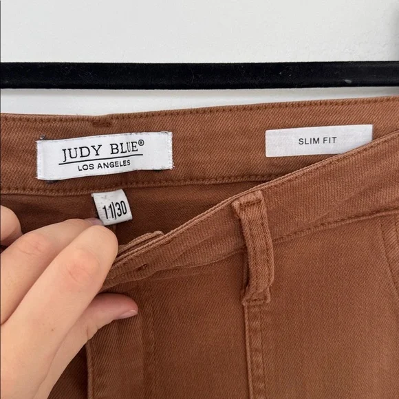 Judy Blue Slim Fit Brown Jeans, Style#JB88462-C - Size 11/30 - Picture 5 of 8